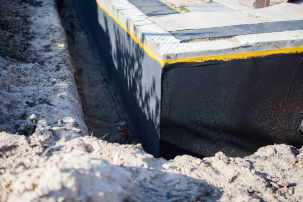 Residential Exterior Waterproofing installation at a Ravenna, MI home by SJ Waterproofing Pros